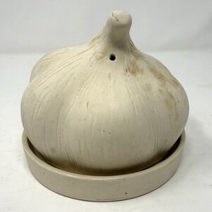 VTG‎ Progressive International Ceramic Whole Head Garlic Roaster Dish & Manual